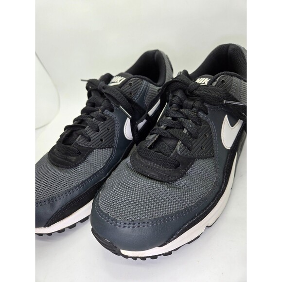 Nike Air Max 90 Shoes Men's 8 Black Iron Grey Athletic Casual Retro Gym Sneakers - Picture 4 of 8